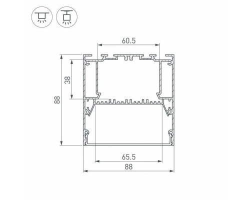 Профиль универсальный Arlight ARH-POWER 036362