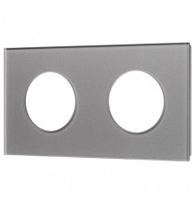 Рамка на 2 поста Arlight GLARE 043837