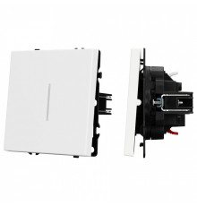 Выключатель проходной одноклавишный без рамки Arlight SWT 054236