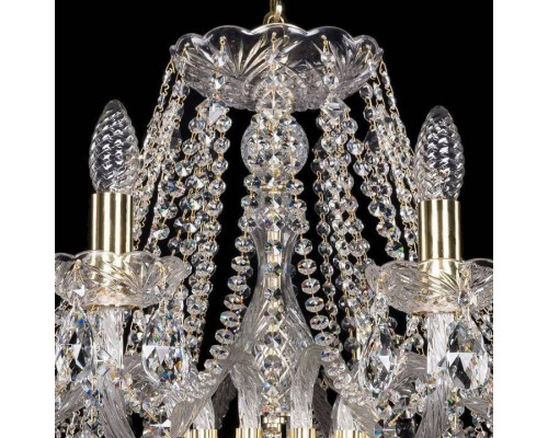 Подвесная люстра Bohemia Ivele Crystal 1413 1413/12/360/G