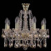 Подвесная люстра Bohemia Ivele Crystal 1413 1413/8/165/G/K701