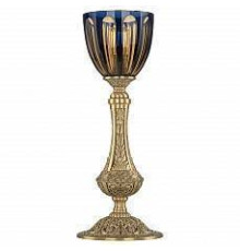 Настольная лампа Bohemia Ivele Crystal 7100 71100L/15 FP P1 Amber-Blue/H-1H