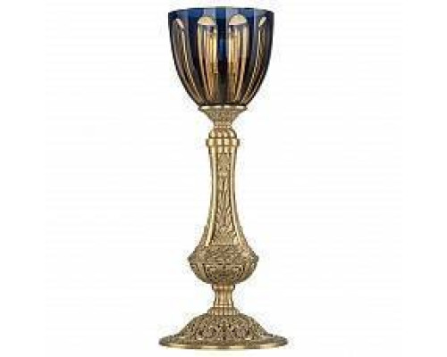 Настольная лампа Bohemia Ivele Crystal 7100 71100L/15 FP P1 Amber-Blue/H-1H