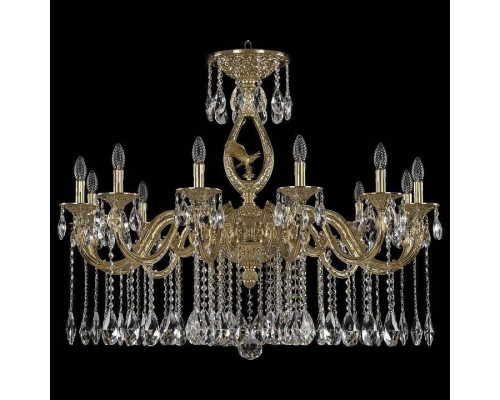 Подвесная люстра Bohemia Ivele Crystal 7101 71401/12/360 A G FE1S