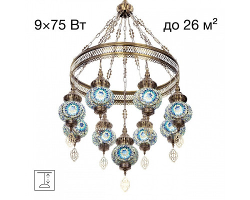 Подвесная люстра Citilux Каир CL419186