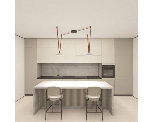 Комплект трековой системы Denkirs Belty SET коричневый DK55SET03-03-BR