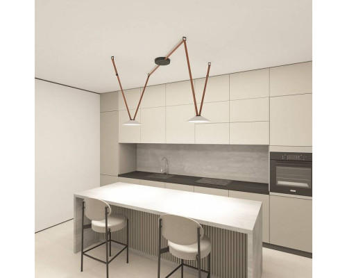 Комплект трековой системы Denkirs Belty SET коричневый DK55SET03-03-BR