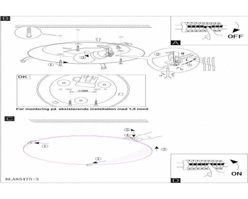 Накладной светильник Eglo Junior 1 E27 87284