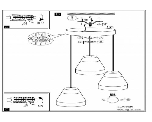 Подвесной светильник Eglo ПРОМО Tarega 95526