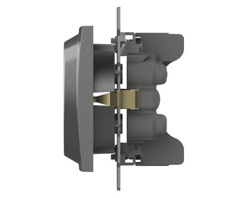 Розетка двойная с заземлением, без рамки Elbi Eleсtriс Zena Vega 609-011000-907