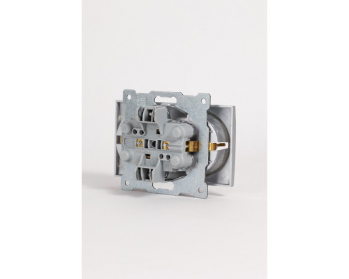 Розетка двойная с заземлением, без рамки Elbi Eleсtriс Zena Vega 609-011000-907