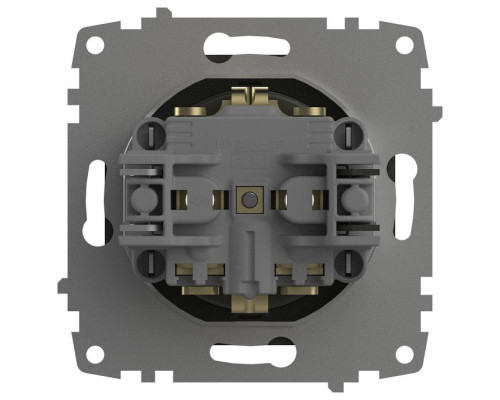 Розетка с заземлением, без рамки Elbi Eleсtriс Zena Vega 609-011100-217