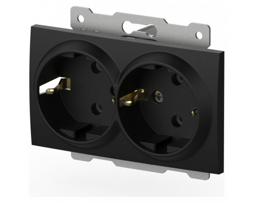 Розетка двойная с заземлением, без рамки Elbi Eleсtriс Zena Vega 609-014800-907