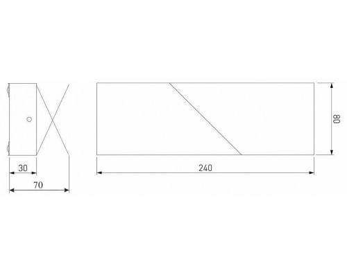 Накладной светильник Elektrostandard Snip a055428