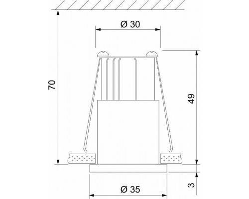 Встраиваемый светильник Elektrostandard 15269/LED a056019