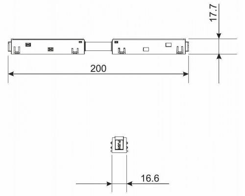 Соединитель гибкий для треков Elektrostandard Slim Magnetic a061246