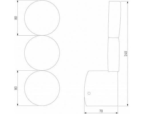 Накладной светильник Elektrostandard Brioni a064595