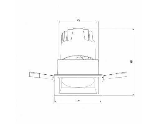 Встраиваемый светильник Elektrostandard Inline a064614