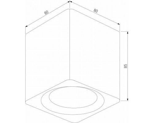 Накладной светильник Elektrostandard Matrix a065283