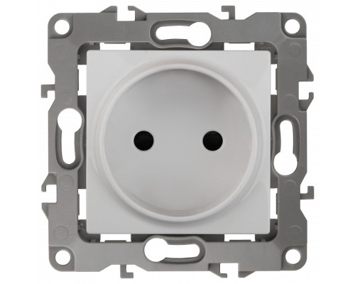 Розетка без заземления, без рамки Эра Эра 12 12-2105-01