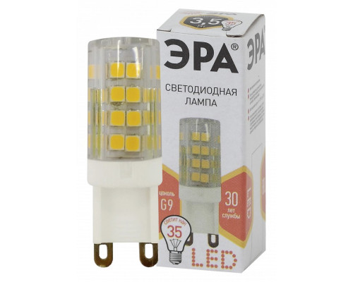 Лампа светодиодная Эра Стандарт LED JCD-3,5W-CER-827-G9