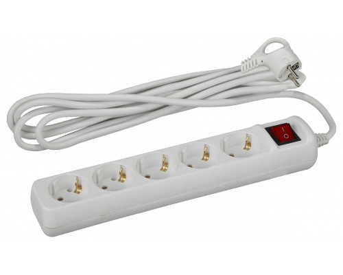 Удлинитель с выключателем Эра  U-5es-3m-3x1