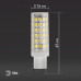 Лампа светодиодная Эра Стандарт LED JCD-9W-CER-827-G9