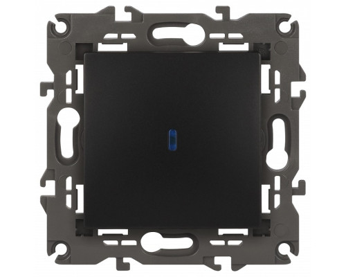 Выключатель одноклавишный с подсветкой без рамки Эра Эра Elegance 14-1102-05