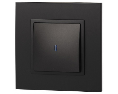 Выключатель одноклавишный с подсветкой без рамки Эра Эра Elegance 14-1102-05