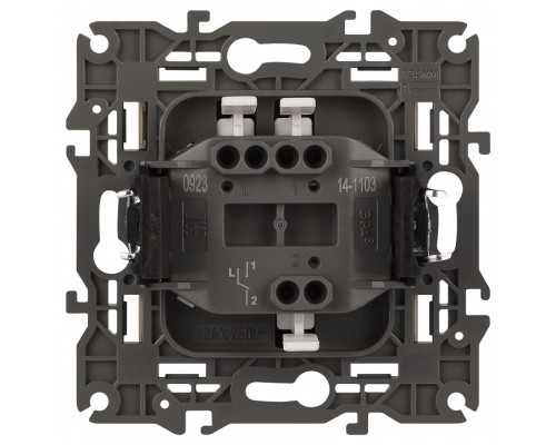 Переключатель одноклавишный без рамки Эра Эра Elegance 14-1103-02