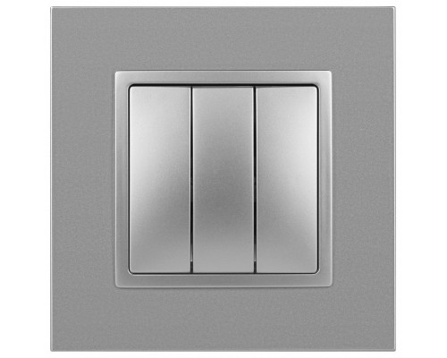Выключатель трехклавишный без рамки Эра Эра Elegance 14-1107-03