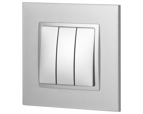 Выключатель трехклавишный без рамки Эра Эра Elegance 14-1107-03