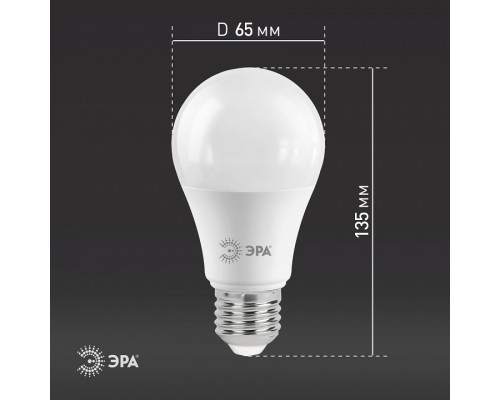 Лампа светодиодная Эра Стандарт LED A65-21W-827-E27