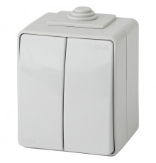 Выключатель двухклавишный Эра Эра Эксперт 11-1604-03