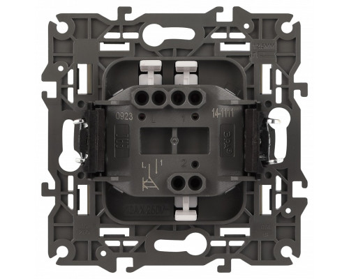 Выключатель одноклавишный без рамки Эра Эра Elegance 14-1111-05