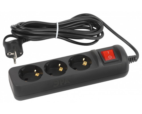 Удлинитель с выключателем Эра  UX-3es-5m-B