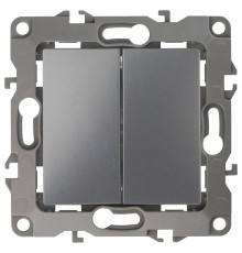 Переключатель перекрестный двухклавишный без рамки Эра Эра 12 12-1112-12