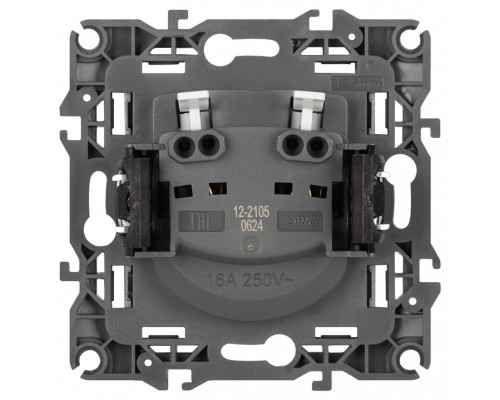 Розетка без заземления, без рамки Эра Эра 12 12-2105-16