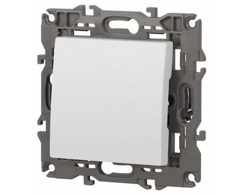 Выключатель одноклавишный без рамки Эра Эра Elegance 14-1111-01М