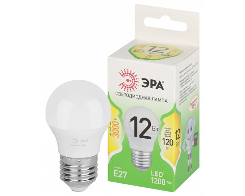 Лампа светодиодная Эра Green Line LED P45-12W-830-E27 GL
