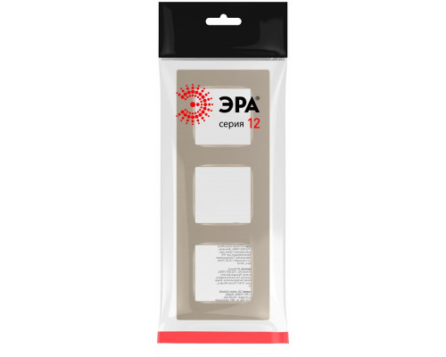 Рамка на 3 поста Эра Эра 12 12-5203-04