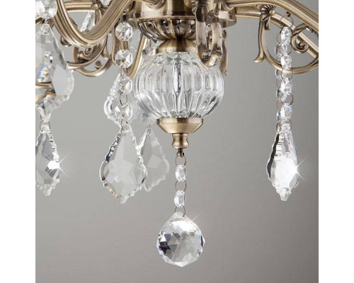 Подвесная люстра Eurosvet Elisha 3281/5 античная бронза Strotskis 3281/5