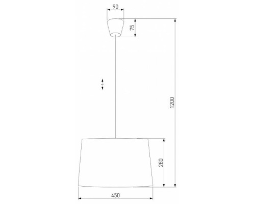 Подвесной светильник TK Lighting Maja 1883 Maja White