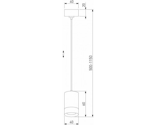 Подвесной светильник Eurosvet Piccolo 50248/1 LED черный