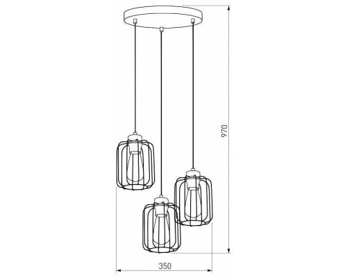 Подвесной светильник TK Lighting Galaxy New a062968