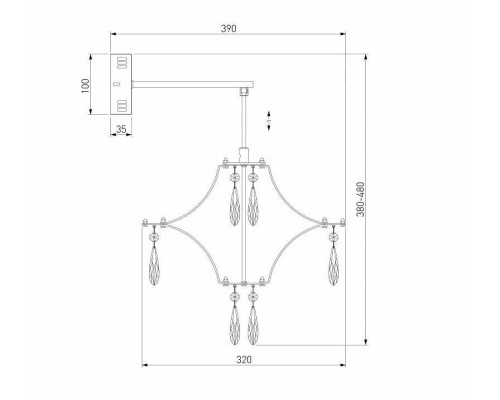 Бра Bogate's Tense 442/1