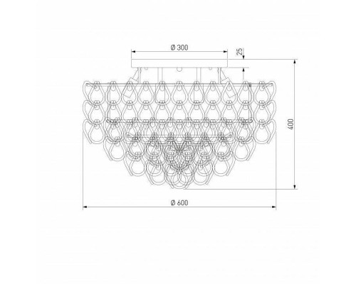 Потолочная люстра Bogate's Cappio 380/8 Smart