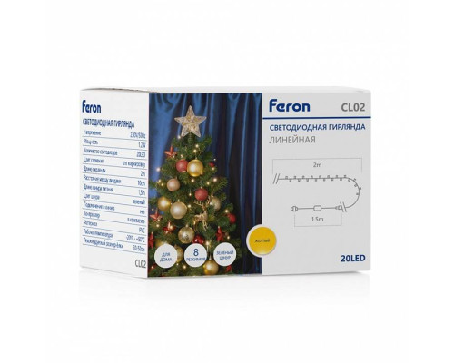 Гирлянда Нить Feron CL02 32288