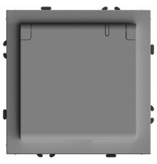 Розетка с заземлением и со шторкой, без рамки с крышкой Stekker Эмили 49959