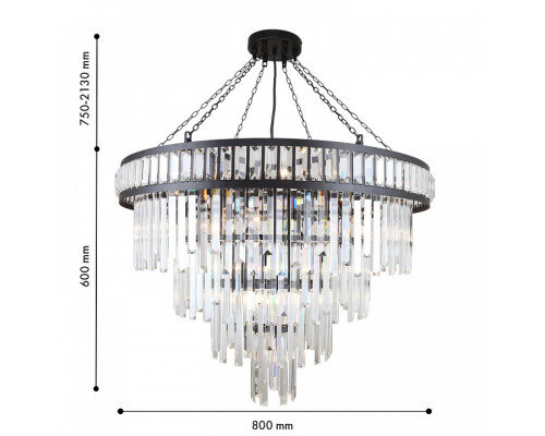 Подвесная люстра Favourite Preston 4731-19P